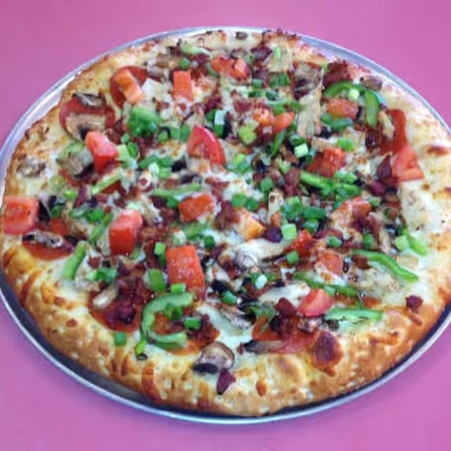 Garlic Supreme Pizza.