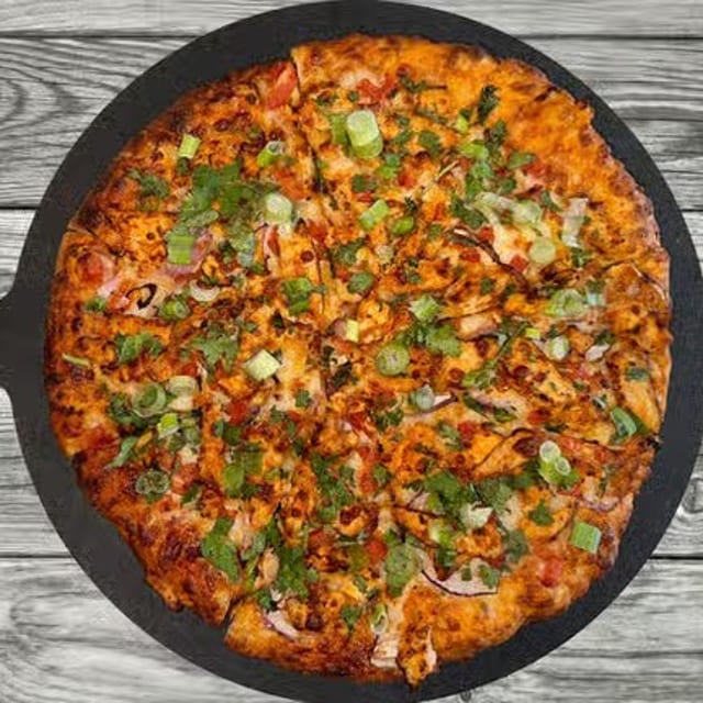 Butter Chicken Pizza.