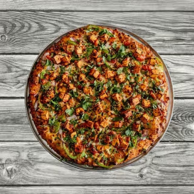 Tandoori Paneer Pizza.